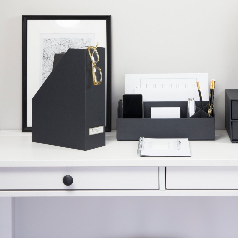 Bigso VIKTORIA Stehsammler Büroablage - Dunkelgrau - BINS AND BOXES